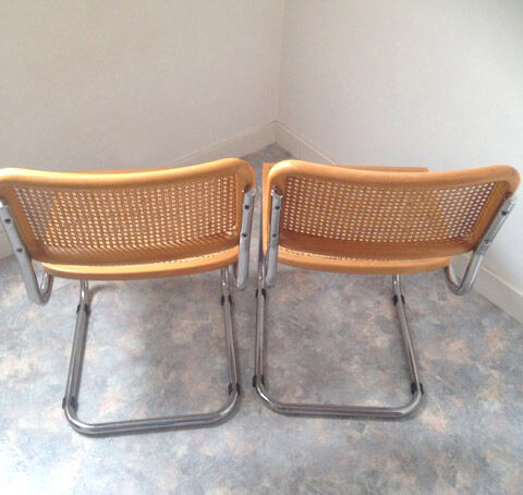 Cesca B32 chairs design Marcel Breuer