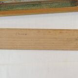 Old wooden pen tray