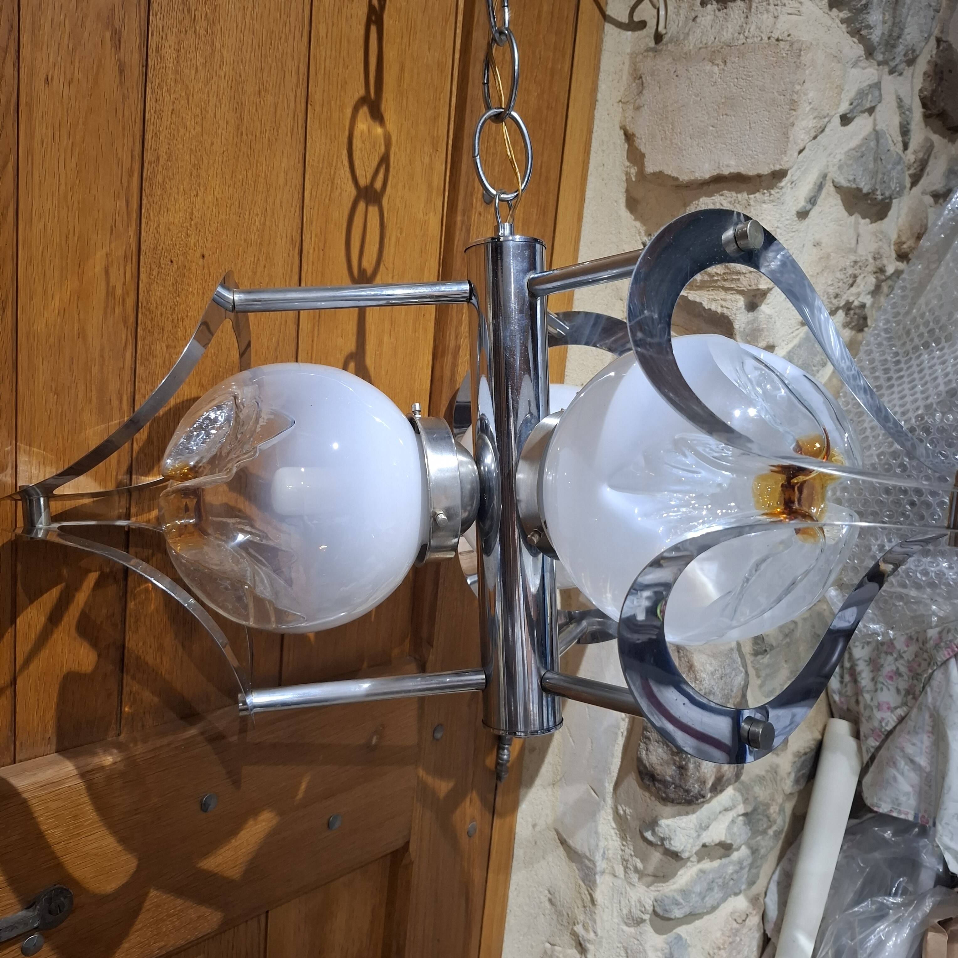 Murano Mazzega Chandelier