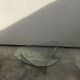 Glass and metal coffee table