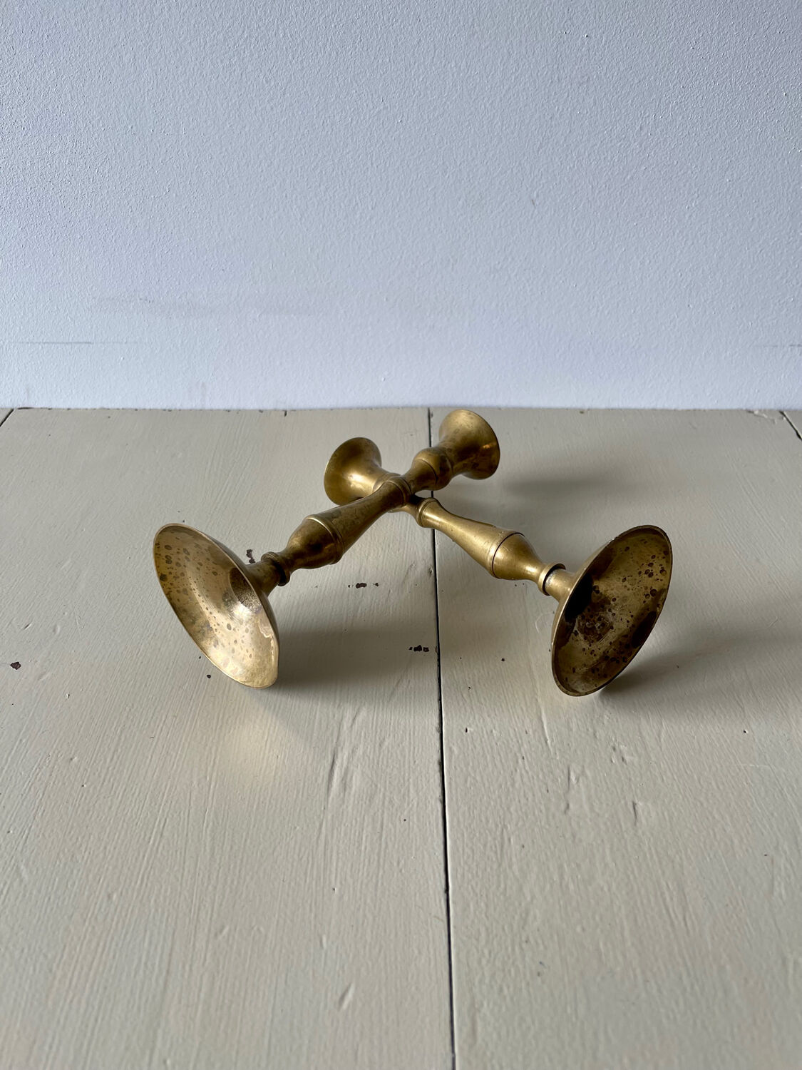 Brass candle holder