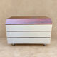 Vintage rosewood and brushed aluminium chest of drawers