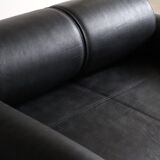 Canapé-lit Marzio Cecchi en cuir de buffle, Italie, années 1970.