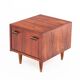 Vintage teak bedside table in Scandinavian style - France, 1960s