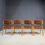 Set of chairs by Ludvík Volák for Dřevopodnik Holešov, Czechoslovakia, 1970s