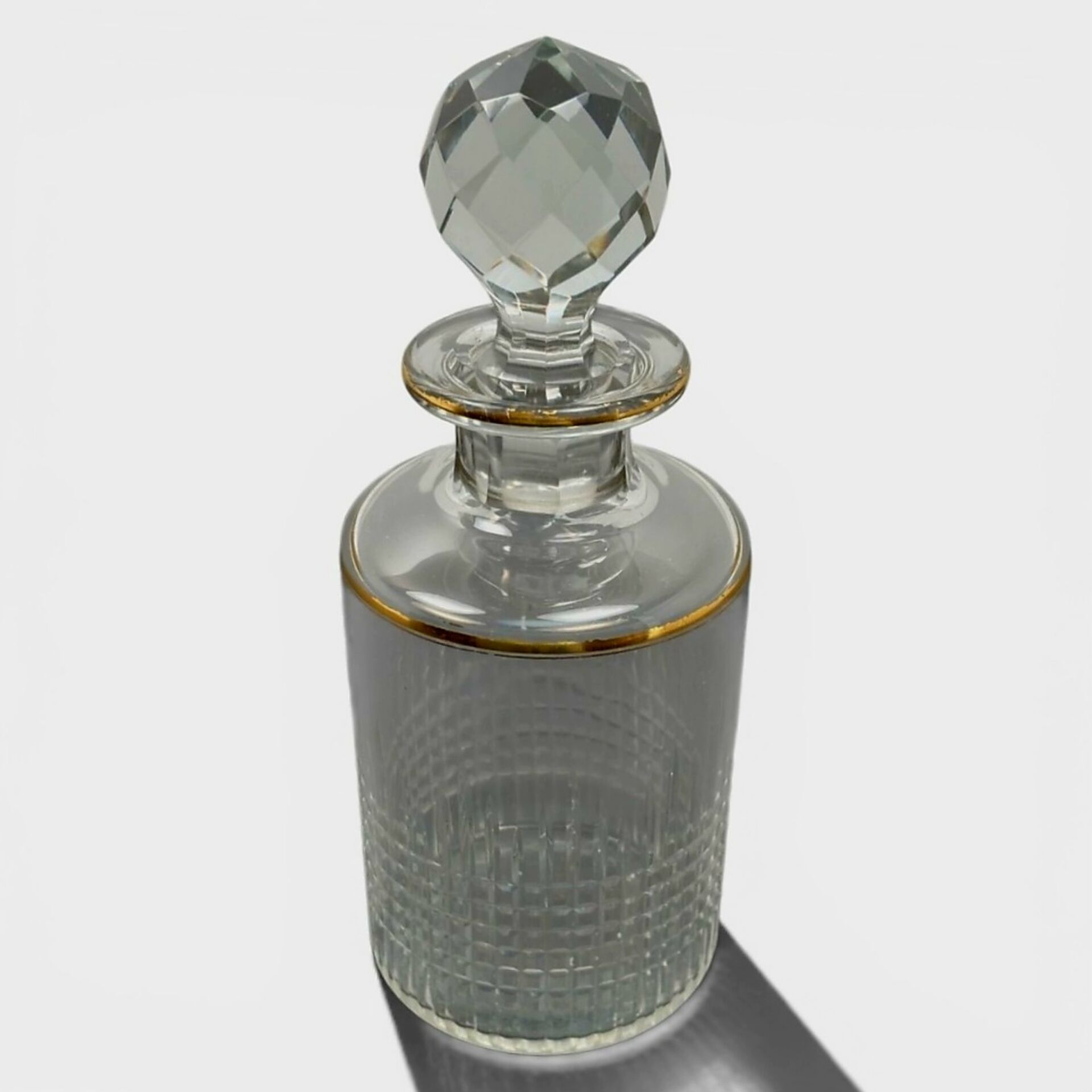 Pair of crystal perfume bottles - Circa 1930