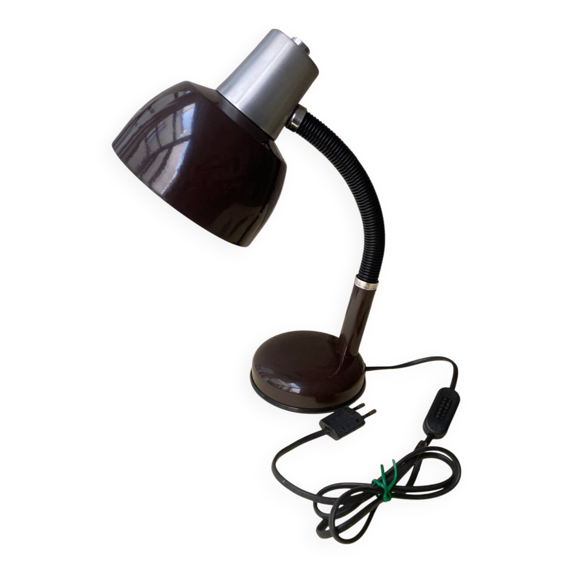70s metal desk lamp