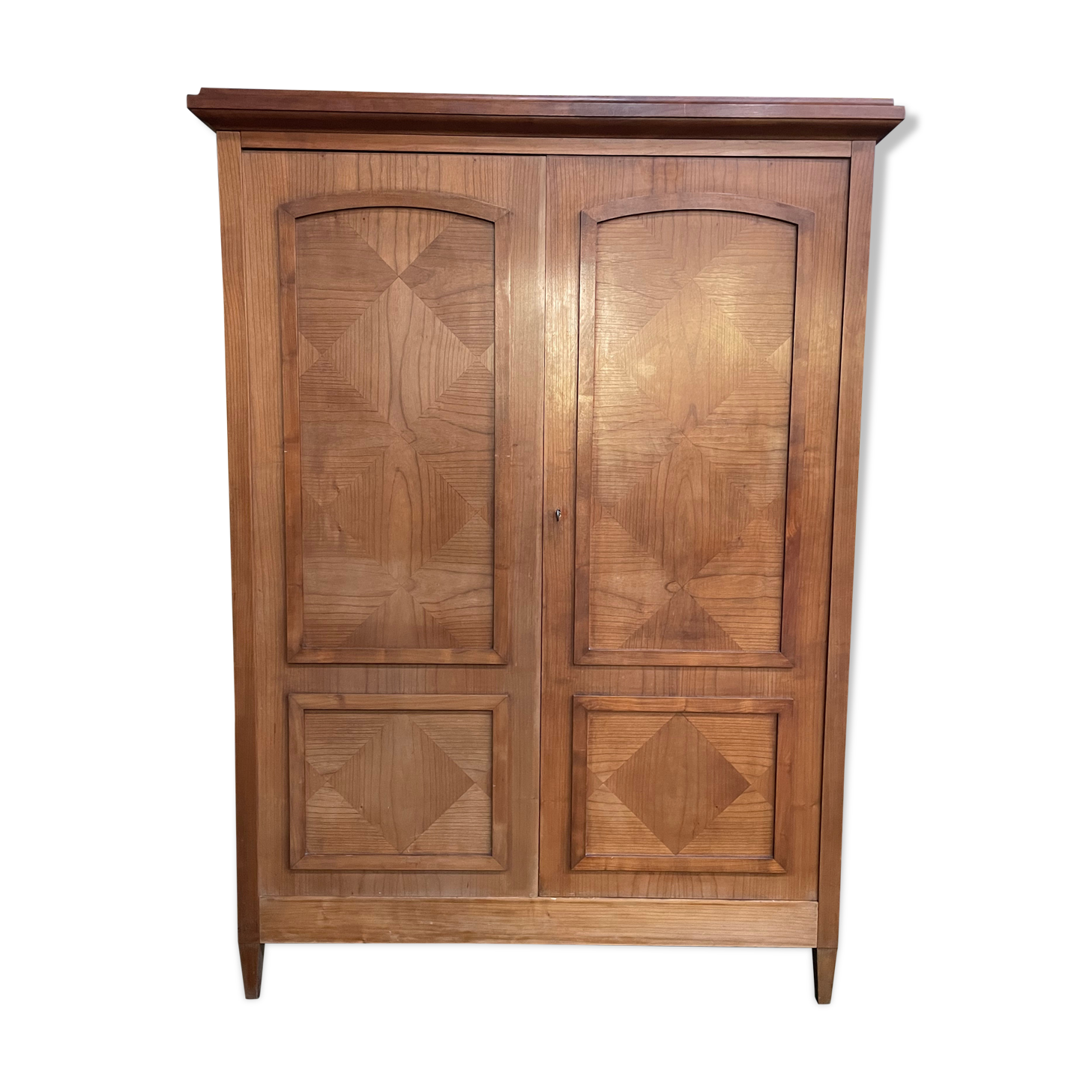 Solid ash bedroom wardrobe 1960