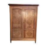 Solid ash bedroom wardrobe 1960