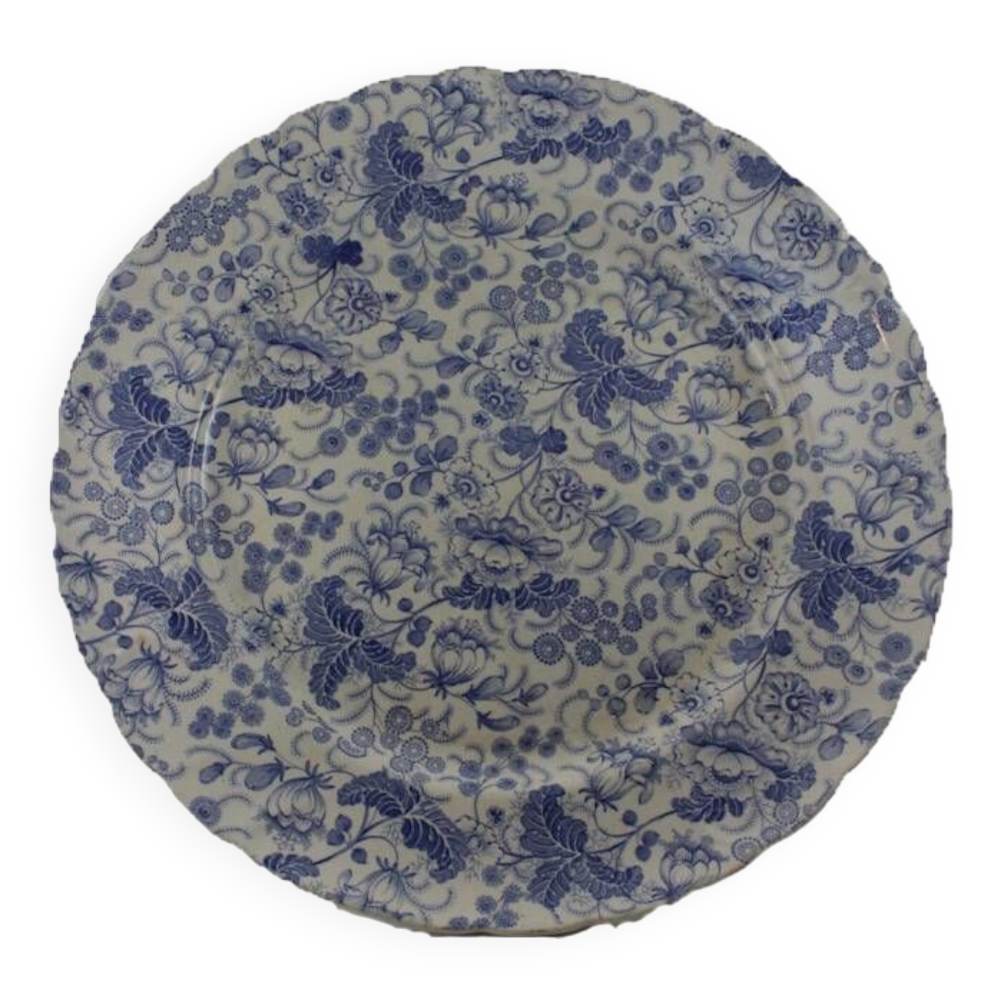 Large “thousand flowers” plate david johnston circa 1840