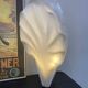 Table lamp in the shape of a seashell, Maison Rougier, 1980