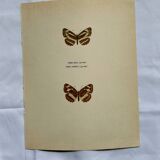 Antique Butterfly Lithograph Naturalist Vintage Engraving Plate