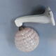 Art deco wall lamp with porcelain holder