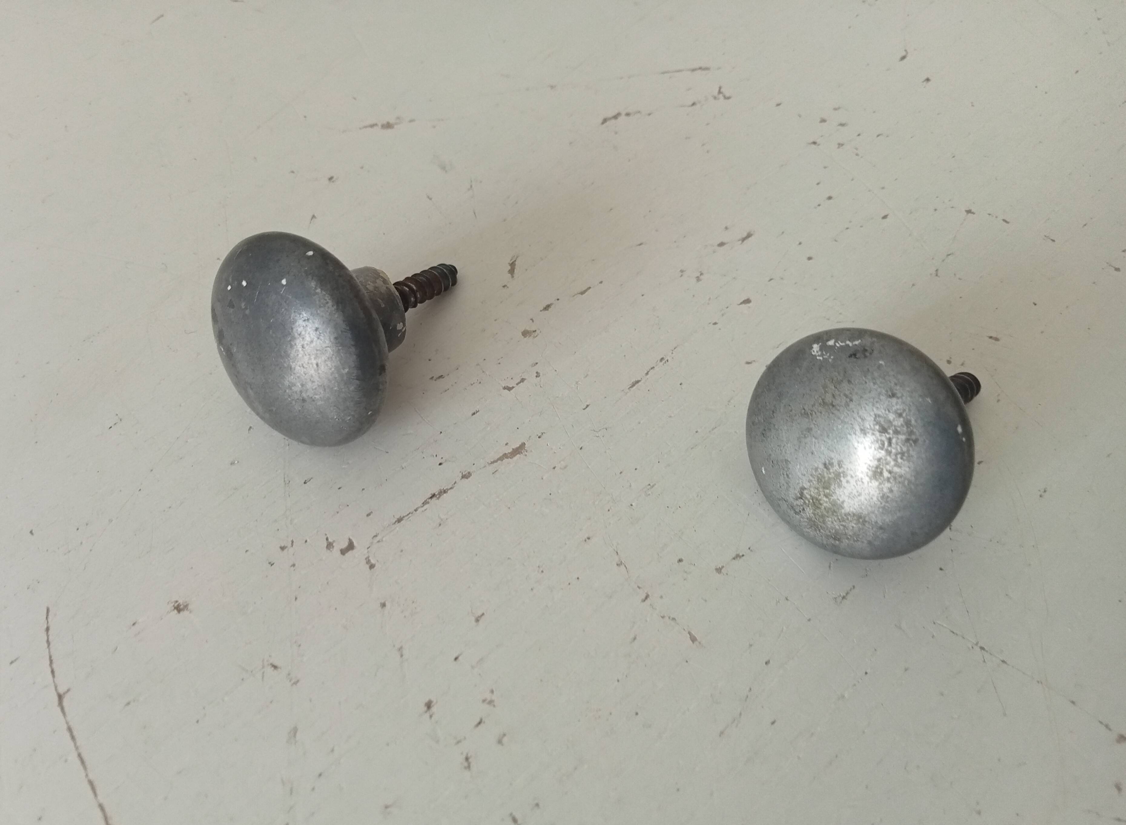Pair of antique furniture knob handles