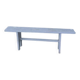 Banc de ferme gris