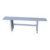 Banc de ferme gris