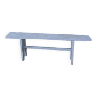 Grey farm bench