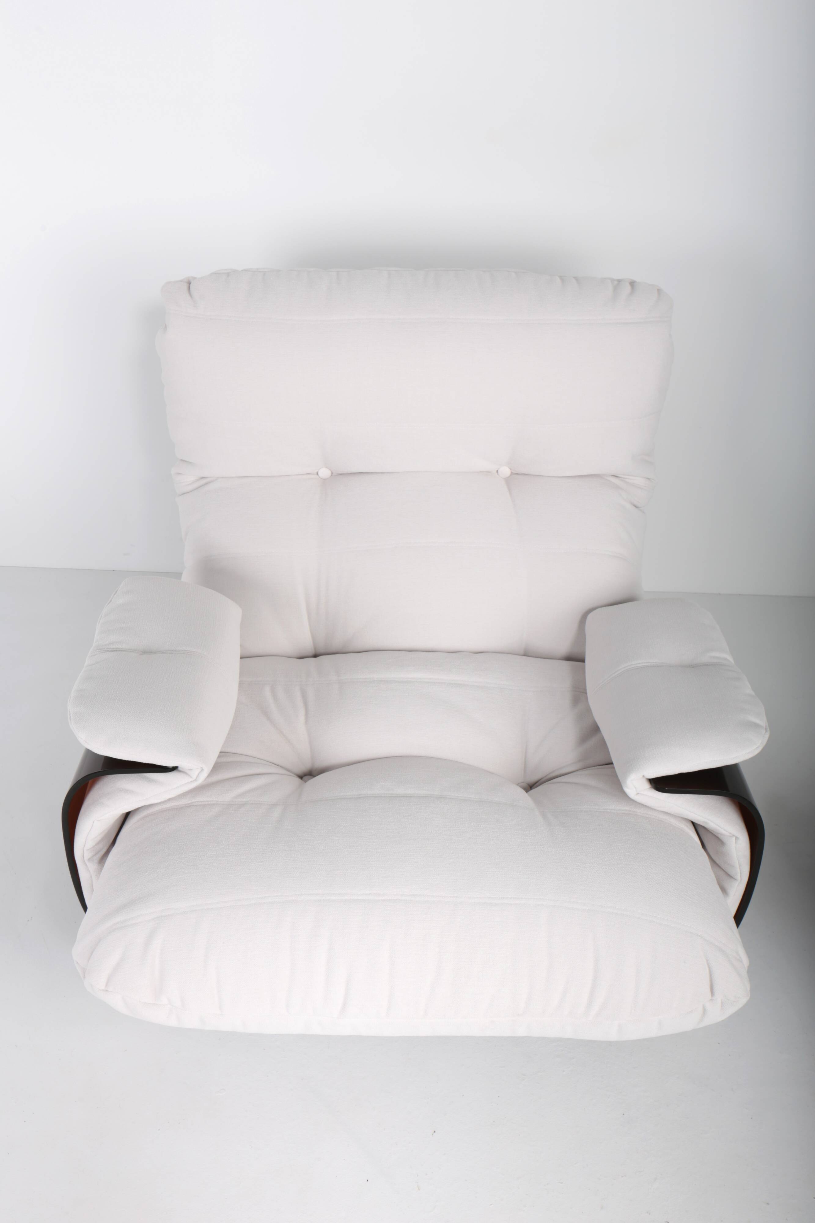 Armchair Marsala  with ottoman by Michel Ducaroy for Ligne Roset