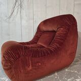 Velvet armchair