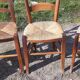 6 antique and mismatched mulched chairs