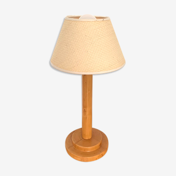 Lampe bois clair