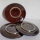 Three ceramic dessert plates from Vallauris 50s