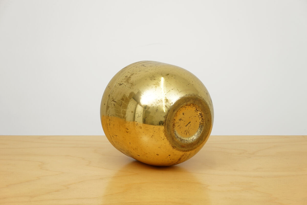 Seau à glace en laiton de Ettore Sottsass pour Rinovel circa 1950