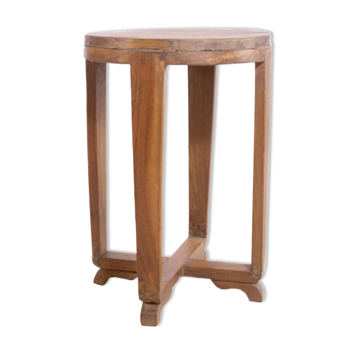 Art deco sofa tip in ancient Burmese teak