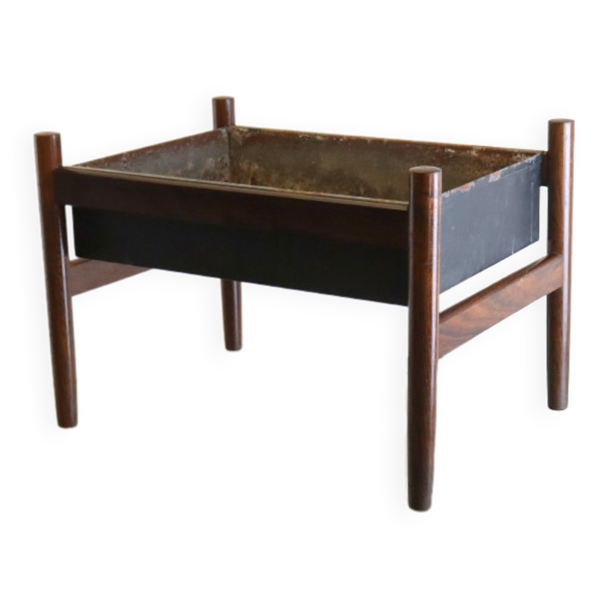 Vintage rosewood planter 'kokkedal' danish design