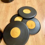 Stools and Side Table by Verner Panton, 1965, Set of 5