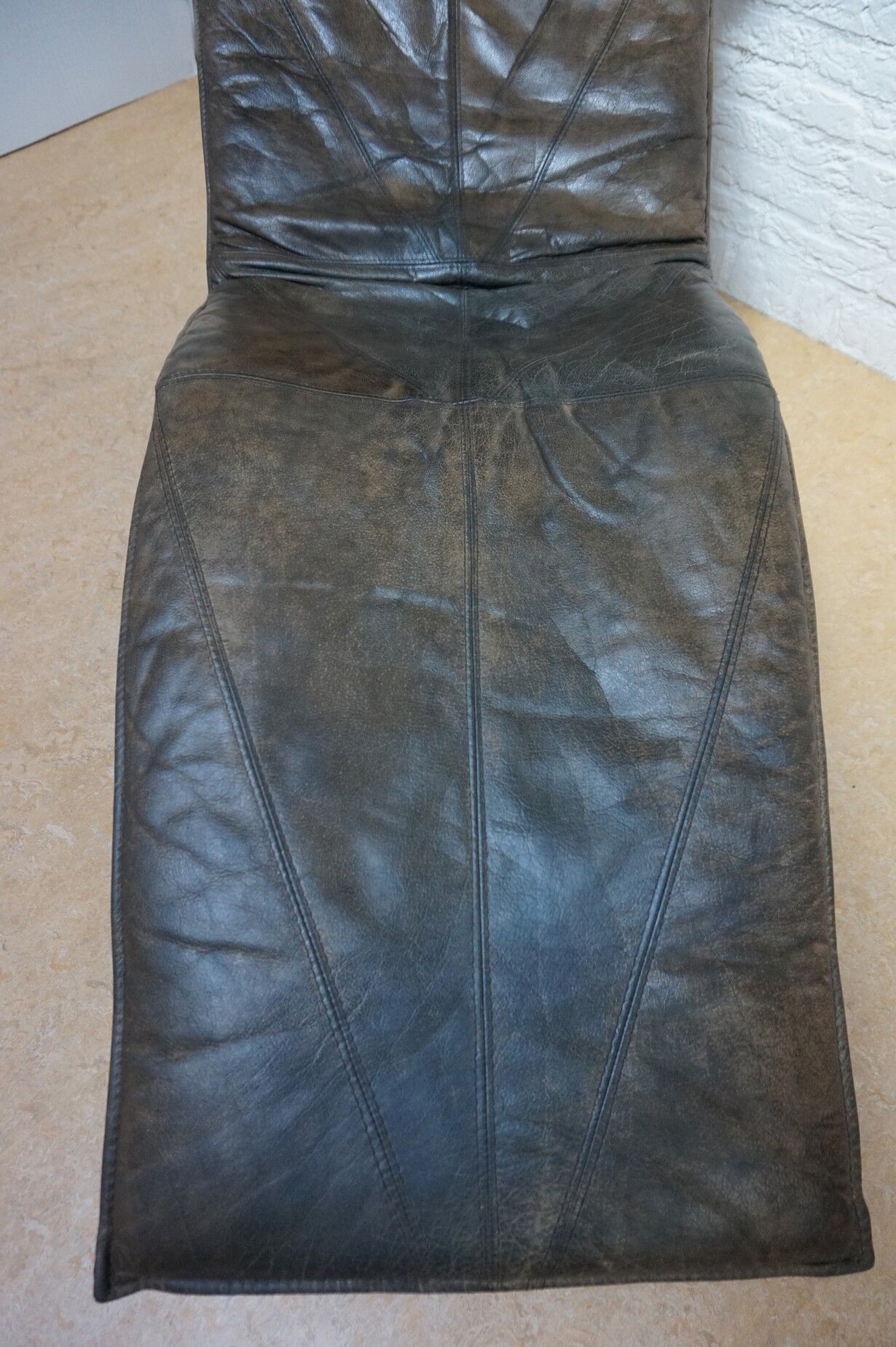 Swedish Leather Skye Lounge Chair by Tord Björklund for Ikea, 1970s