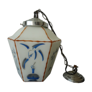 Lustre suspension opaline