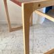 Table basse bois exotique vintage