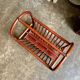 Dark bamboo magazine rack