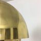 Modern 70s brass hanging light lampe suspendue laiton made by Vereinigte Werkstätten Collection München, Germany
