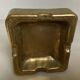 Hammered bronze ashtray