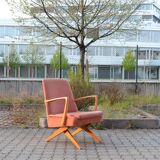 Mid Century Transformable Scissor Easy Chair