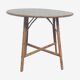 Table vintage en rotin
