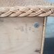Vintage 50s rattan cabinet