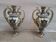 2 vases double anses - faïence de Desvres 1900