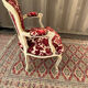 Louis XV style cabriolet armchair