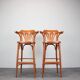 Set of 2 Vintage Bar Stools by TON, 1980