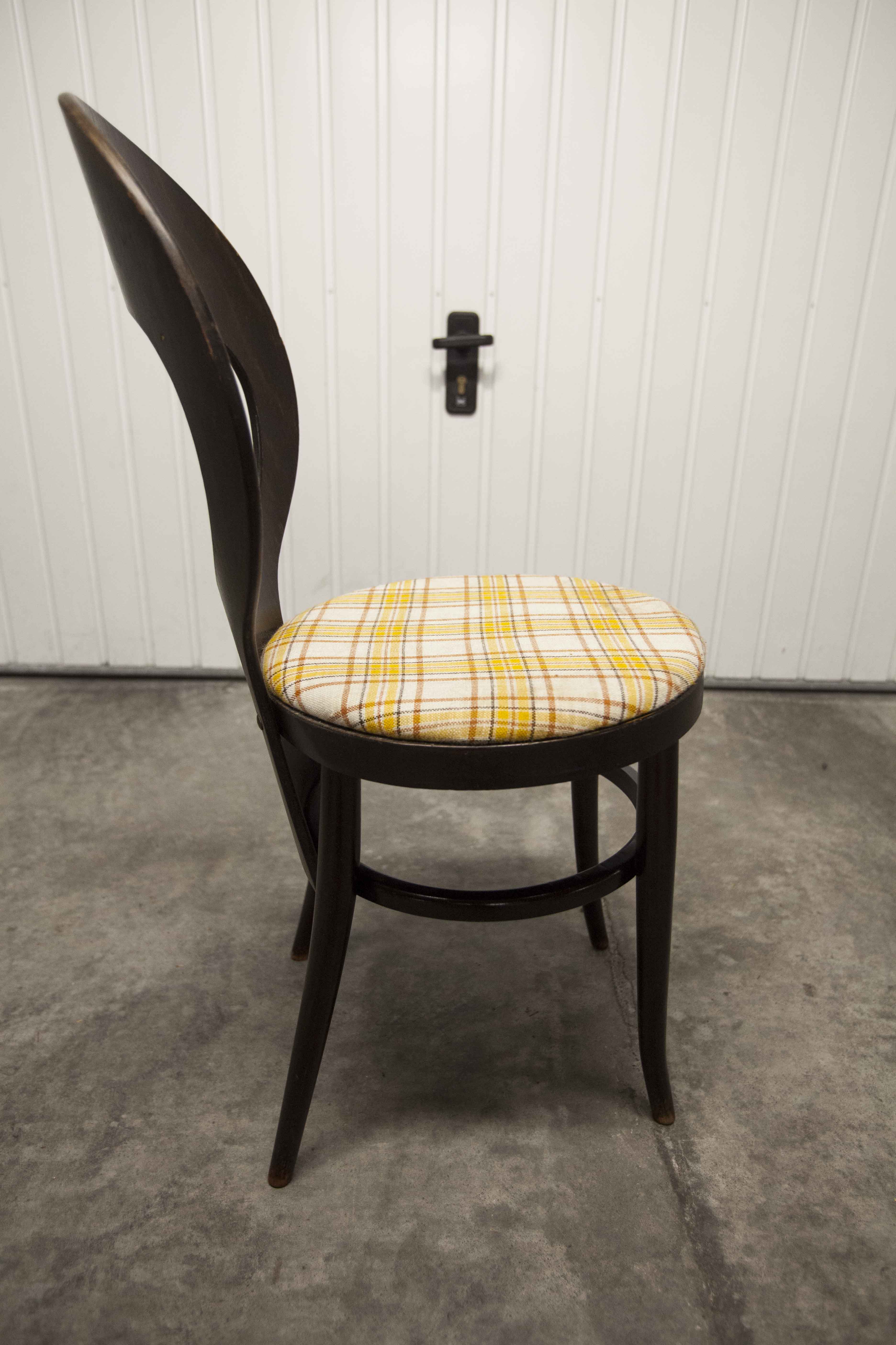 Lot de 3 chaises Baumann mouettes 1970 tissu à changer