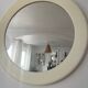 Round Space Age plastic mirror