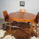 Table ronde en teck