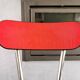 Chaise vintage rouge Formica 1970