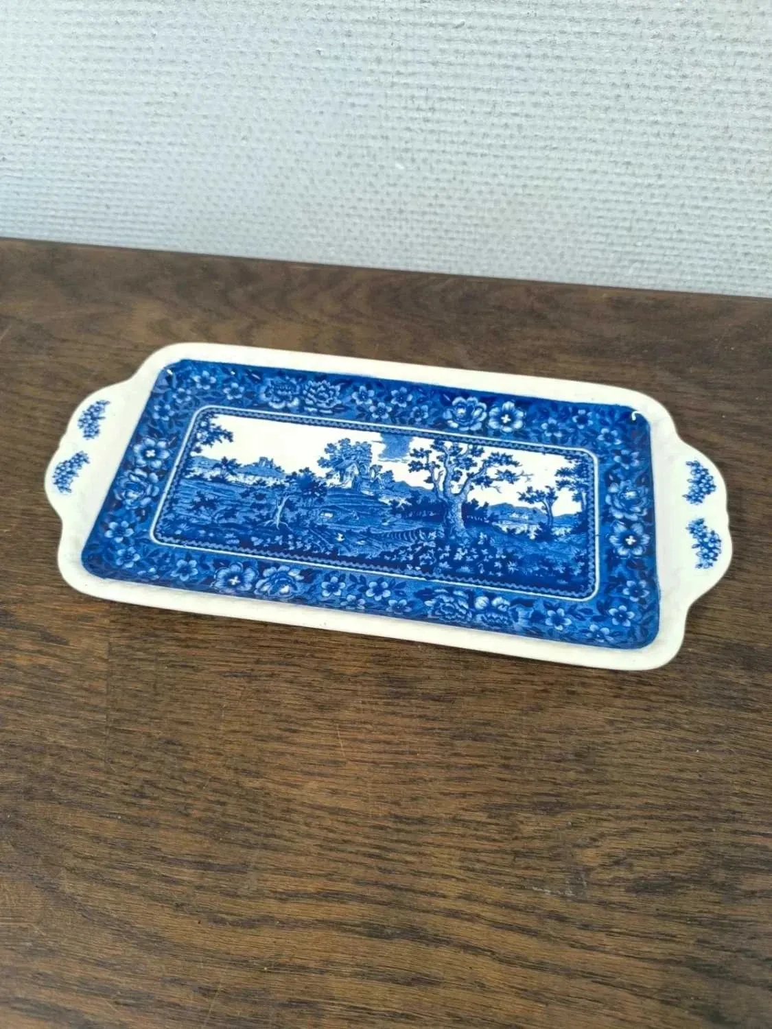 Rectangular cake dish Villeroy and Boch Rusticana blue