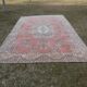 Distresssed oversize Turkish Oushak rug 245x345 cm