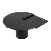 Table ronde/carrée en chêne noir