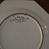 Decorative plate of moutiers